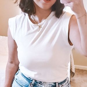 Altar'd State white muscle tee